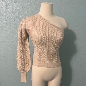 Boutique one shoulder sweater